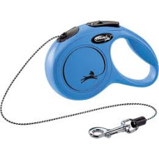 Рулетка Flexi Classic XS-трос 3 м до 8 кг Синій