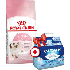 АКЦІЯ Royal Canin Kitten сухий корм для кошенят 4 кг + наповнювач Catsan 5 л