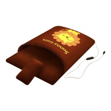 Грілка Кишенька Левеня з USB Коричневий L 5065 см (2,5-6кг)