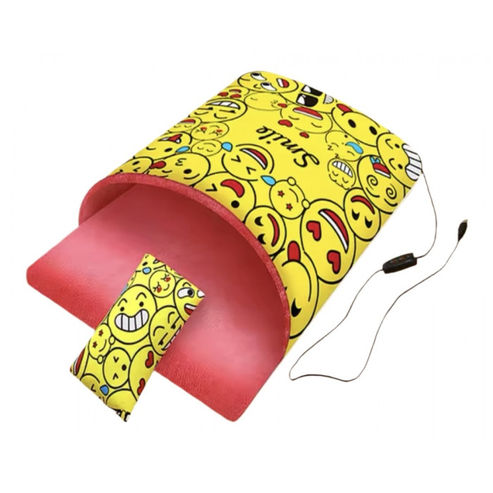 Грілка Кишенька з USB XL смайлик жовта 6075 см (5-10кг)