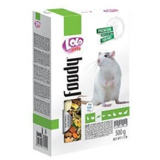 Корм для декоративних щурів Lolo Pets 500 г Корм для декоративних щурів Домашні тварини Лоло 500 г