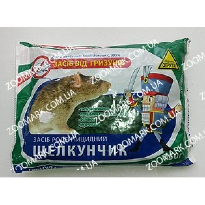 Лускунчик зернова приманка від гризунів банку 250 г Лускунчик