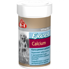 8 in 1 Calcium-кальцій для собак з вітаміном D3 1700 таблеток  1000 мл