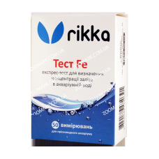 Тест Fe-тест в акваріумі На залізо Тест Fe (залізо)