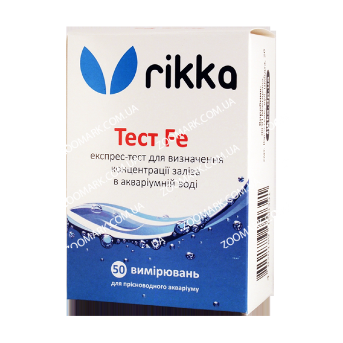 Тест Fe-тест в акваріумі На залізо Тест Fe (залізо)