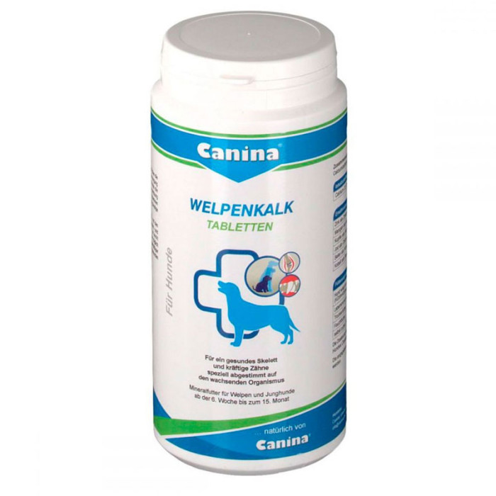 Welpenkalk Canina (Вельпенкальк) - вітаміни для цуценят 150 таблеток 150 гр