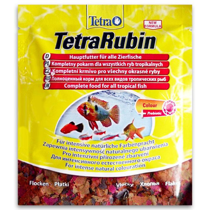 Тetra RUBIN корм для посилення червоного кольору риб 12 гр.