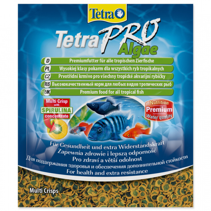 Тetra PRO Vegetable Crisps корм для рослиноїдних риб 12 гр