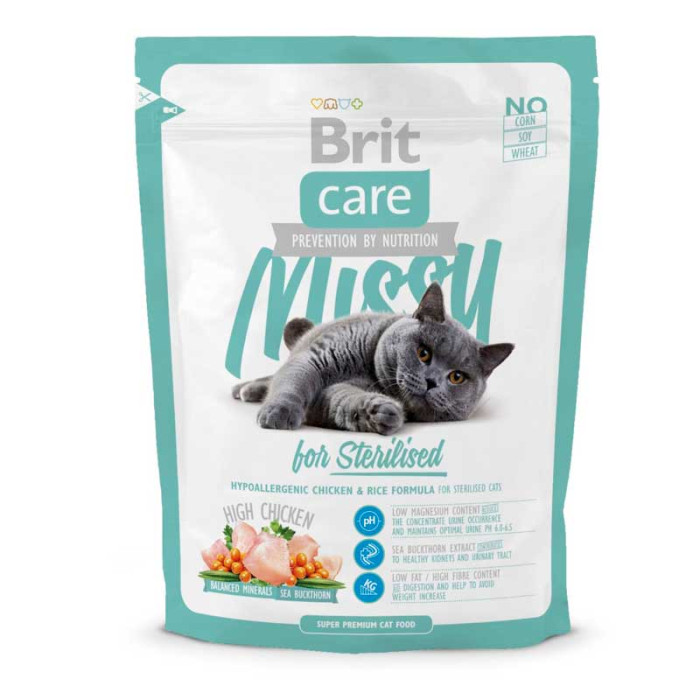 Brit Care Cat Missy Steril для стерилізованих кішок 7 кг