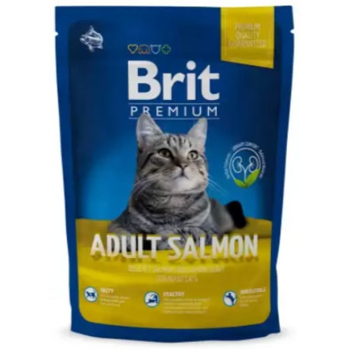 Brit Premium Cat Adult Salmon з лососем 0,8 кг