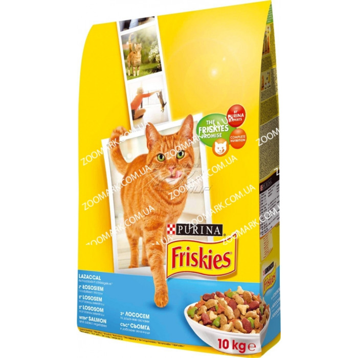 Friskies з лососем і овочами 10 кг