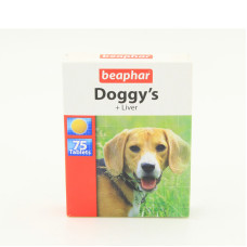 Doggys Liver-вітамінізоване ласощі з печінкою для собак Doggys + Liver Beaphar 12504-вітамінізоване ласощі для собак 75 тб