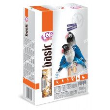 Повнораціонний корм для нерозлучників Lolo Pets 1 кг