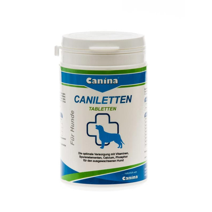 Caniletten Canina (канілеттен) - Активний кальцій для собак 150 таблеток 300 г