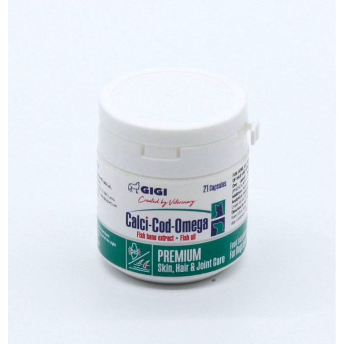 Calci - Cod Omega (кальцій код омега), Gigi-кальцій, фосфор, вітамін 21 табл