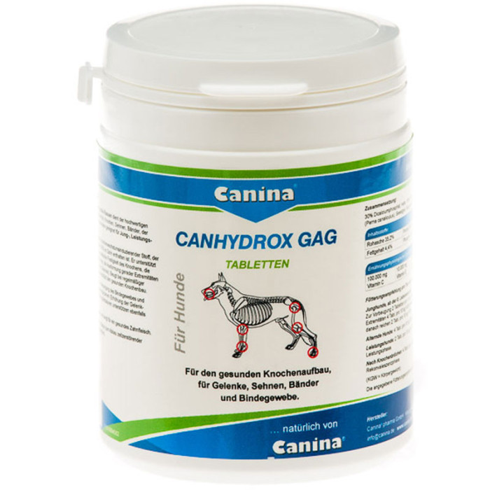 Canhydrox Petvital Gag-вітаміни для формування кісток і суглобів у собак, Сапіпа 1200 таблеток 2 кг