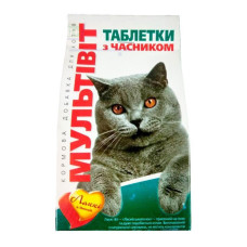 Лаккі Мультивіт з часником для кішок 50 тб