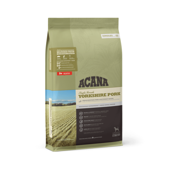 ACANA Yorkshire Pork для собак з чутливим травленням 11,4 кг
