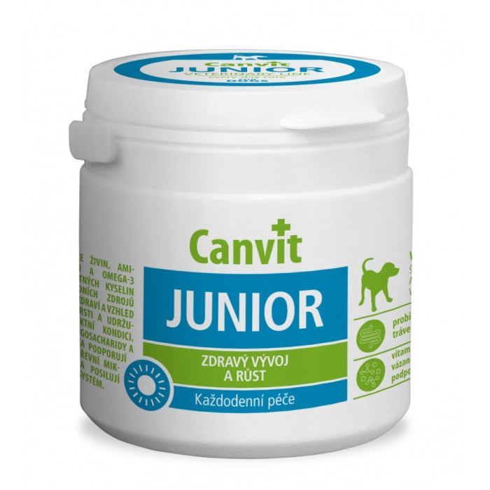 Canvit JUNIOR здоровий ріст і розвиток цуценят 100 г