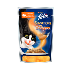 Felix (Фелікс) консерви для кішок індичка з беконом в соусі 85г 85г