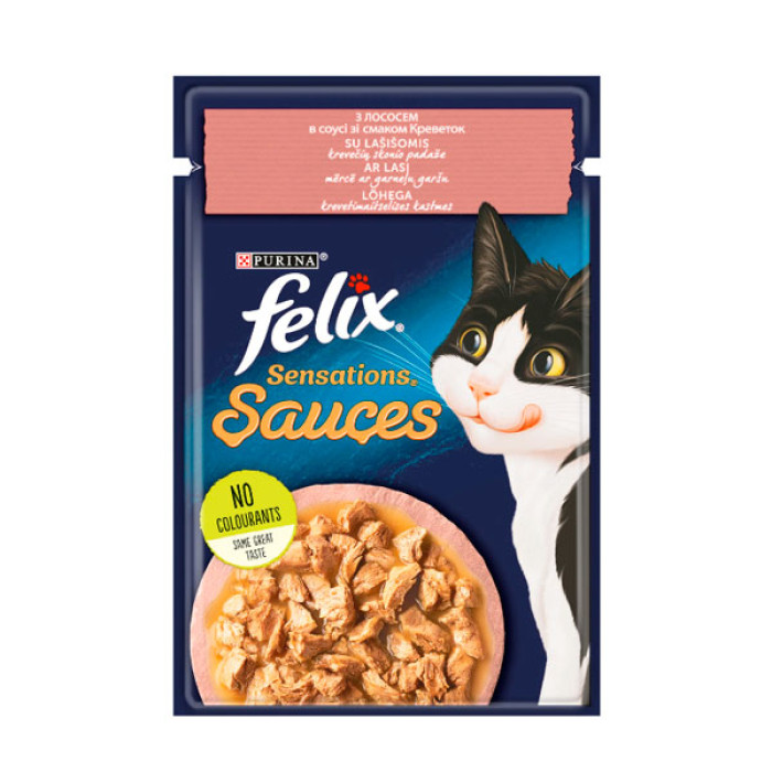 Felix (Фелікс) консерви для кішок лосось з креветками в соусі 85г 85г