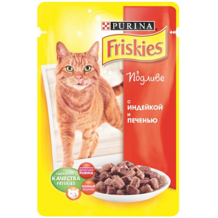 Friskies індичка з печінкою в підливі 100 г
