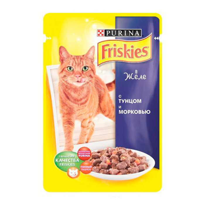 Friskies тунець з морквою в желе 100 г