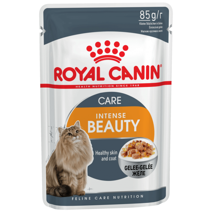 Royal Canin Intense Beauty jelly (Роял Канін інтенс бюті в желе) для підтримки краси шерсті кішок в желе 85 г 85 г