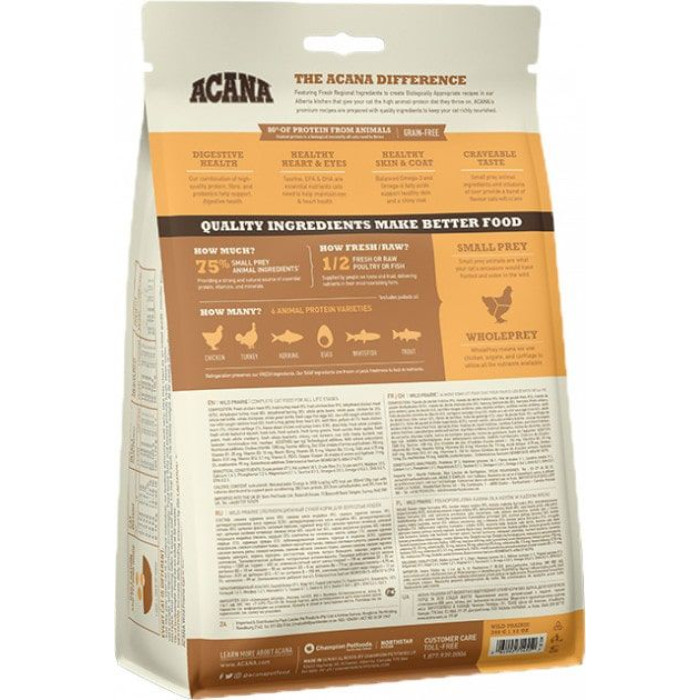 ACANA Wild Prairie Cat для котів 340 г