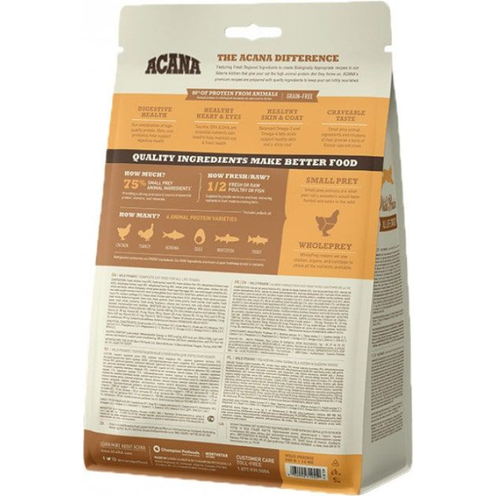 ACANA Wild Prairie Cat для котів 340 г