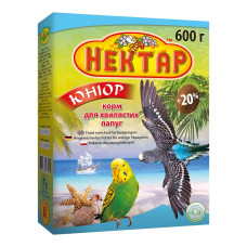 Корм НЕКТАР ЮНІОР для хвилястих папуг 600 г, Лорі