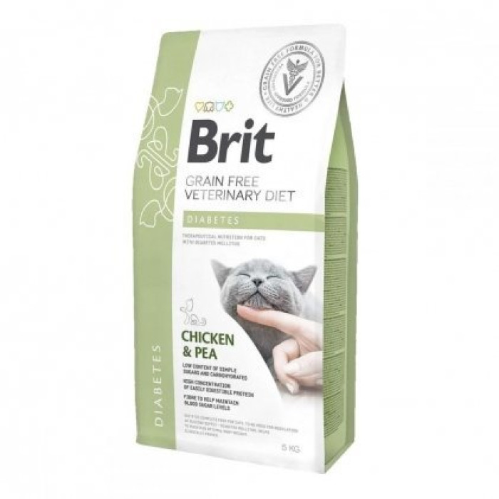 Brit Cat Diabets VetDiets-сухий корм для кішок при цукровому діабеті 2 кг