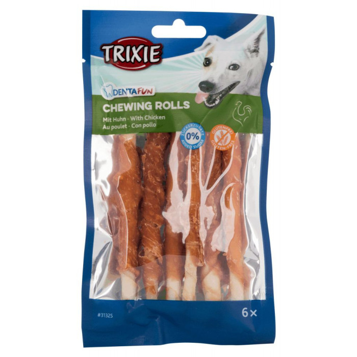 Палички жувальні з куркою Denta Fun 12 см 70 г, 6 шт. Тріксі 31325