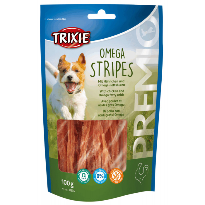 Premio Omega Stripes-ласощі для собак з курячою грудкою, Тріксі 31536