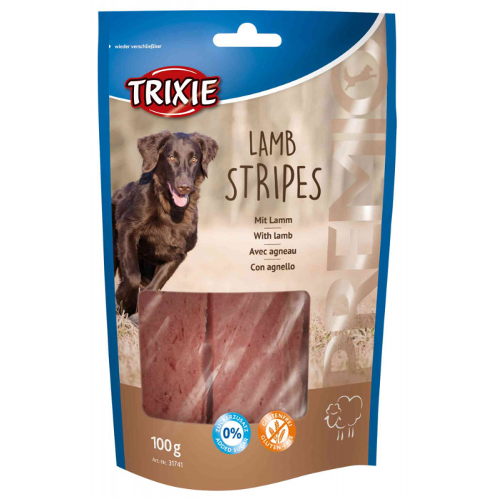 Premio Lamb Stripes-ласощі для собак з ягням, Тріксі 31741