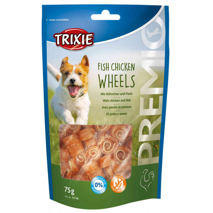 Premio Fish Chicken Wheels-ласощі для собак з куркою і рибою, Тріксі 31748