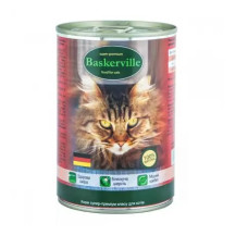 Baskerville курка з серцем консерви для кішок 200 г