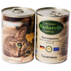 Baskerville телятина консерви для кішок 400 г