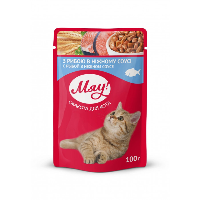 Мяу Риба консерви для кішок 100 г 100 г