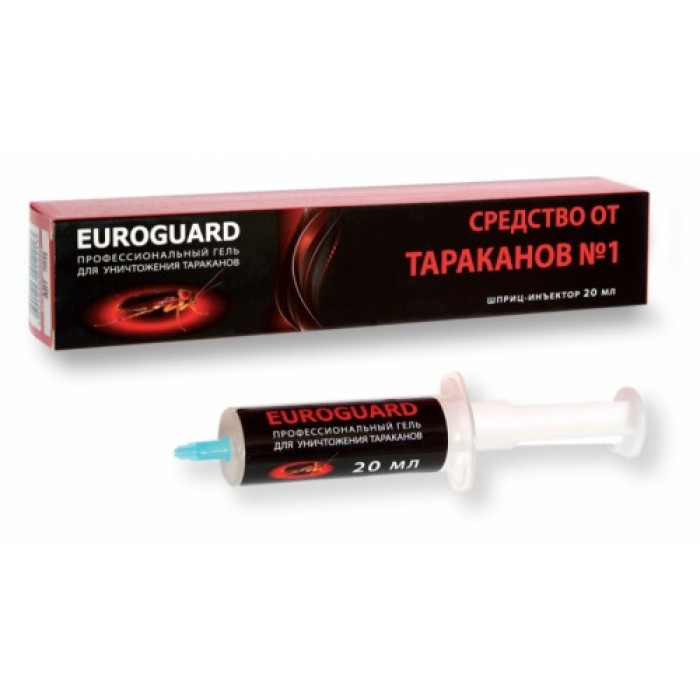 Гель проти тарганів Euroguard шприц 20 г