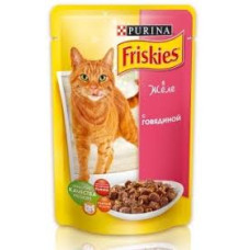 Friskies яловичина в желе для кішок 100 г Felix 100г для кішок яловичина в желе