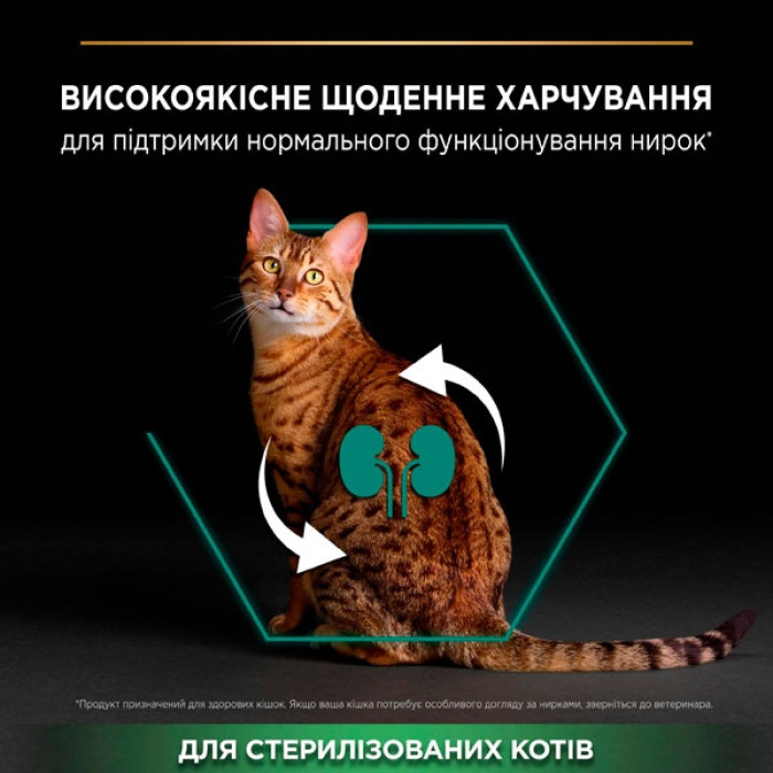 PRO PLAN Sterilised сухий корм для стерилізованих кішок із кроликом і рисом 1,5 кг