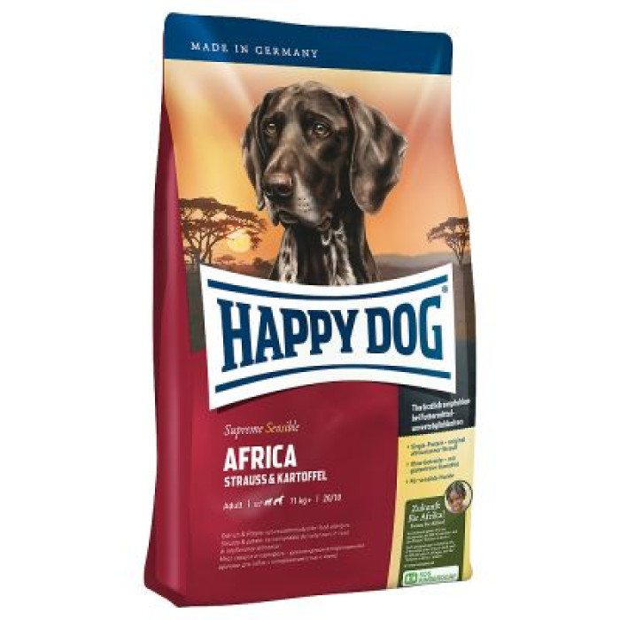 Happy dog корм для собак Сенс Африка 4 кг