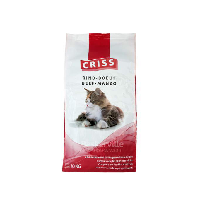 CRISS яловичина сухий корм для котів 10кг