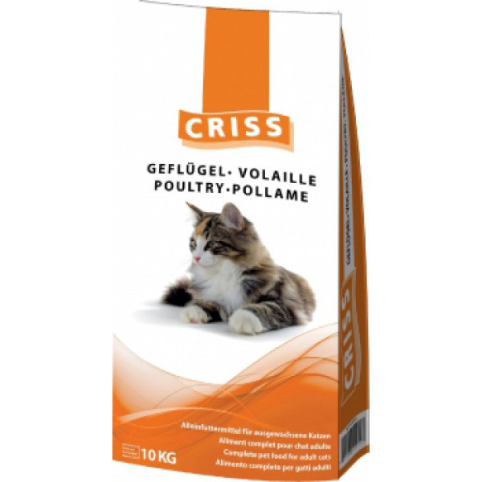 CRISS домашня птиця сухий корм для котів 10кг