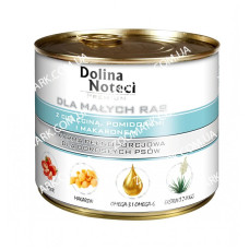 Dolina Noteci Premium Dog телятина, помідор, макарони для дрібних порід 185 г
