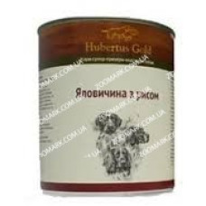 Hubertus Gold яловичина  Рис консерви для собак 800 г