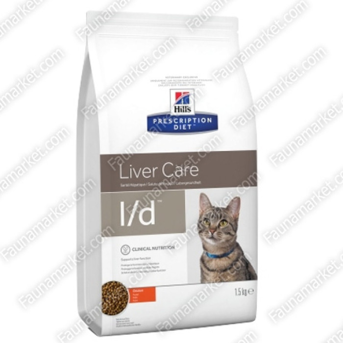 Hills PD Feline L D при порушенні або зниженні функцій печінки у кішок 1,5 кг