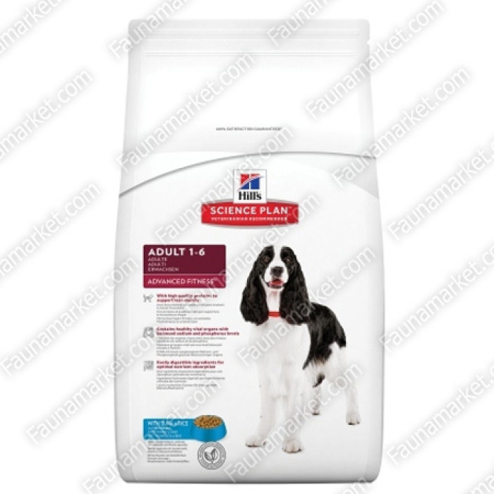 Hills Sp Canine Adult AdvFitness Medium Breed з тунцем для дорослих собак середніх порід 3кг