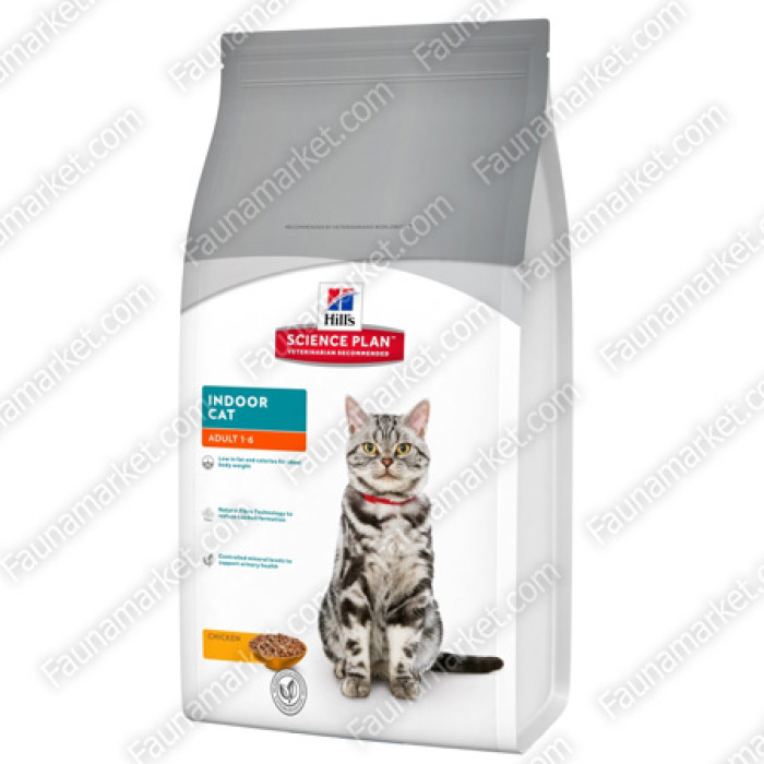 Hills SP Feline Adult Indoor Cat з куркою для кішок які живуть всередині приміщень 4кг